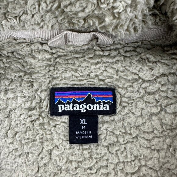 Patagonia Los Gatos High-Pile Fleece Tan Jacket Youth Size XL - Picture 12 of 14